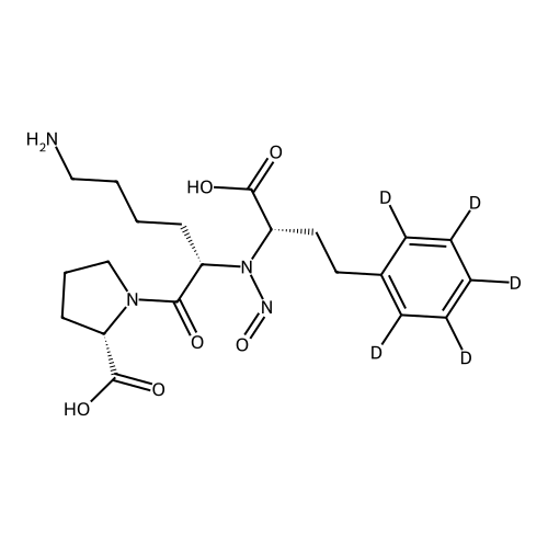 N-Nitroso Lisinopril D5
