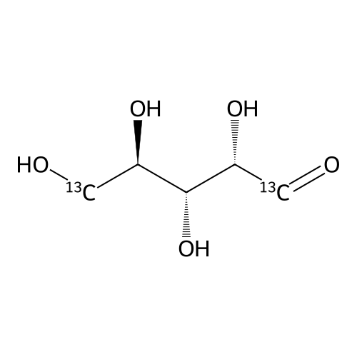 "D-arabinose[1,5-13C2]"