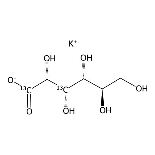 "D-gluconic acid, potassium salt[1,3-13C2]"
