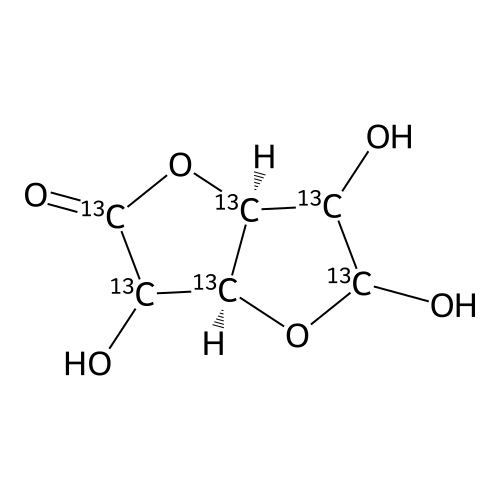 "D-glucurono-6,3-lactone[UL-13C6]"