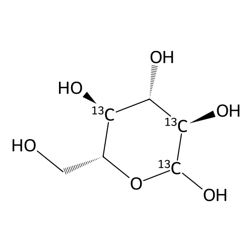 "D-glucose[1,2,4-13C3]"