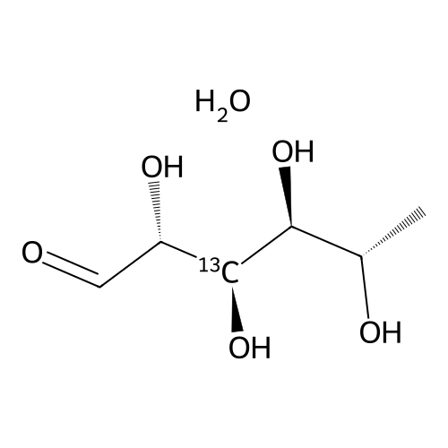 L-rhamnose monohydrate[3-13C]