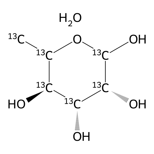 L-rhamnose monohydrate[UL-13C6]