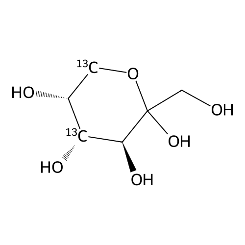 "D-fructose[4,6-13C2]"
