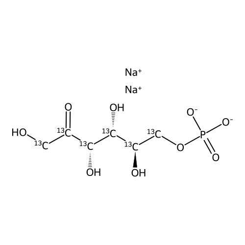 "D-fructose 6-phosphate (disodium salt, hydrate)[UL-13C6]"