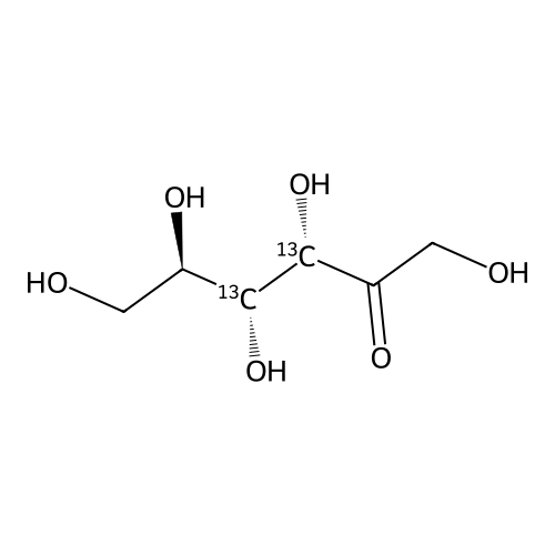 "D-fructose[3,4-13C2]"