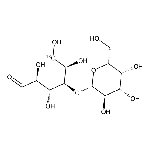 "?-D-Galp-(1,4)-D-Manp[1-13C]"