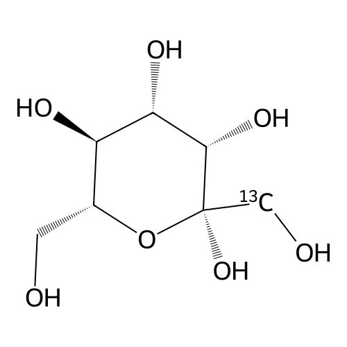 D-manno-hept-2-ulose[1-13C]