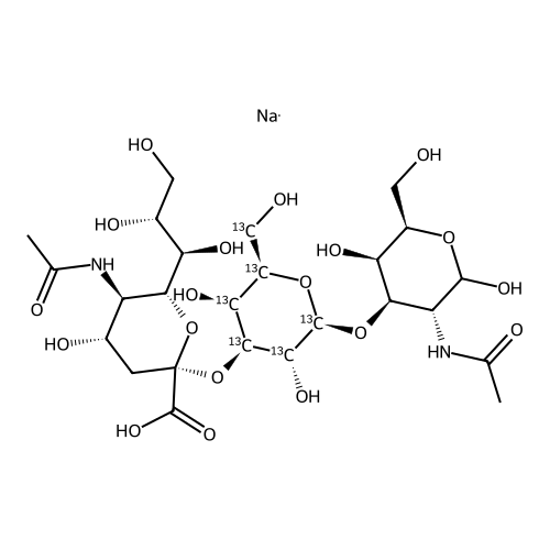 "NeupNAc?2,3Galp?1,3GalpNAc sodium salt[UL-13C6]"