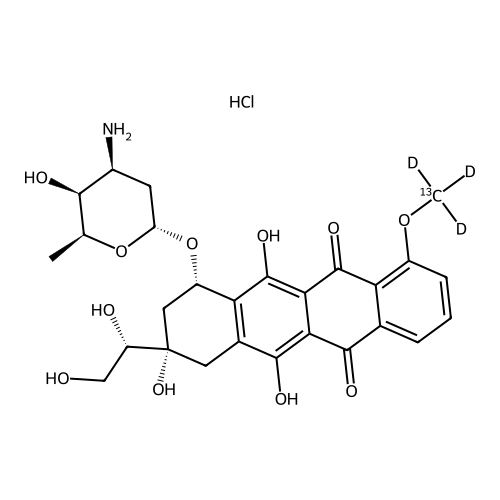 Doxorubicinol-13C-d3 Hydrochloride
