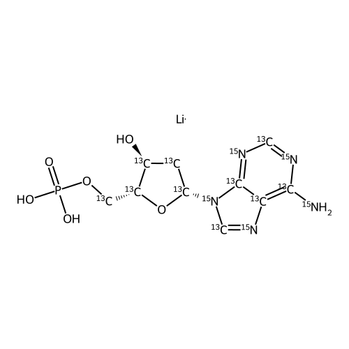 "2-DEOXYADENOSINE 5-MONOPHOSPHATE 13C10, 15N5,LITHIUM SALT"