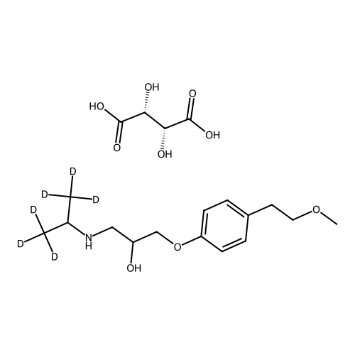 Metoprolol-d6 hemi tartrate