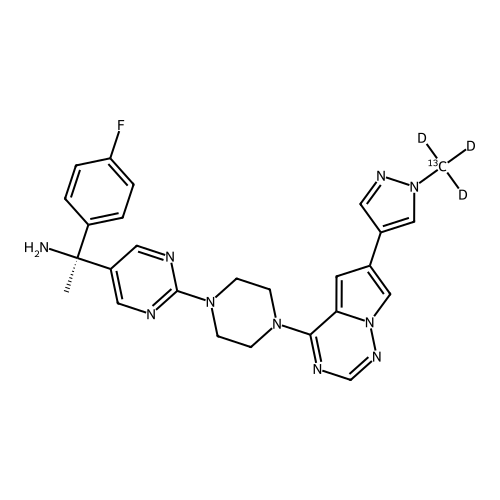 Avapritinib tetrahydrochloride salt-13CD3