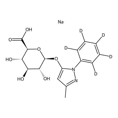 Edaravone-D5 Glucuronide Sodium Salt