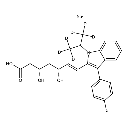 "(3S,5R)-Fluvastatin-D6 Sodium Salt"