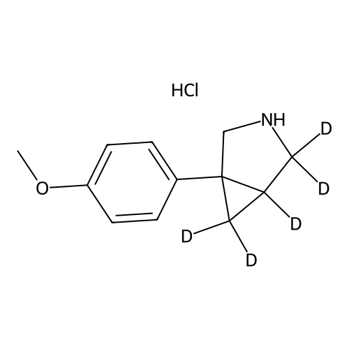 1-(4-Methoxyphenyl)-3-azabicyclo[3.1.0]hexane Hydrochloride-d5