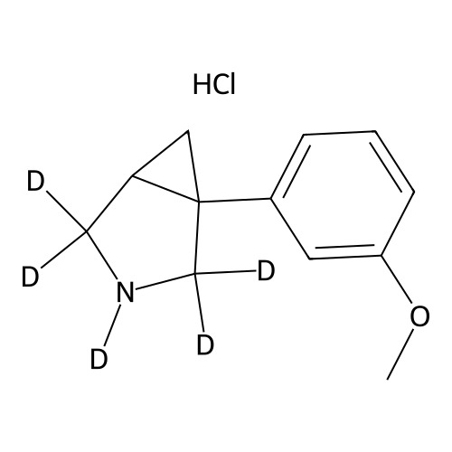 1-(3-Methoxyphenyl)-3-azabicyclo[3.1.0]hexane Hydrochloride-d5