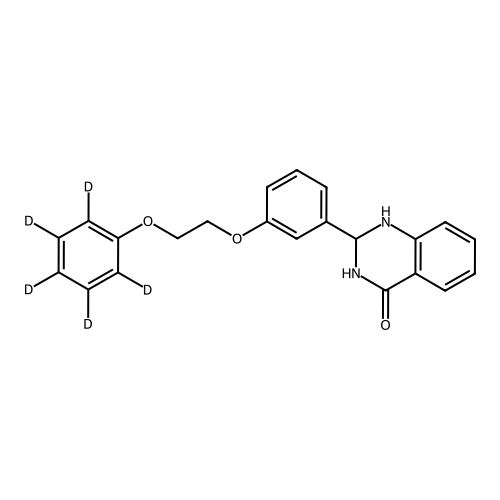 "2,3-Dihydro-2-[3-(2-phenoxyethoxy)phenyl]-4(1H)-quinazolinone-D5"