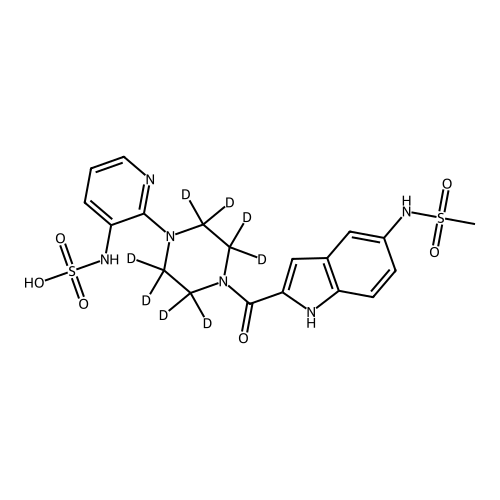 N-Desisopropyl Delavirdine N-Sulfate-d8