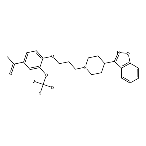 Desfluoro Iloperidone-d3 (Impurity)