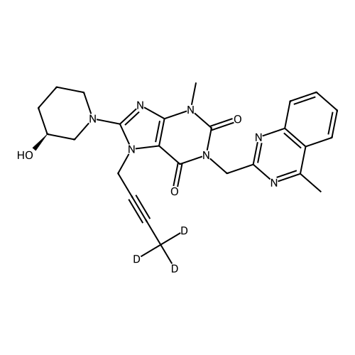 3-Deamino 3-Hydroxy Linagliptin-d3