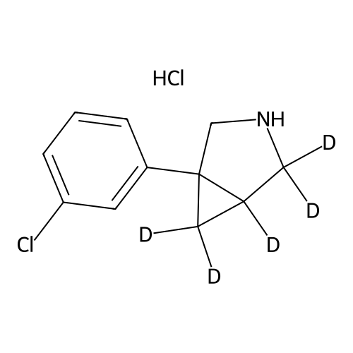 1-(3-Chlorophenyl)-3-azabicyclo[3.1.0]hexane Hydrochloride-d5