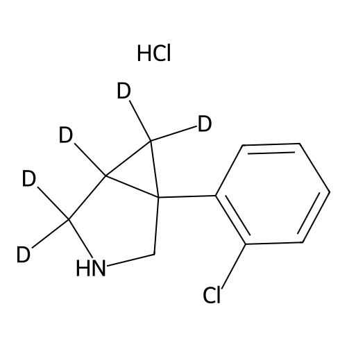 1-(2-Chlorophenyl)-3-azabicyclo[3.1.0]hexane Hydrochloride-d5