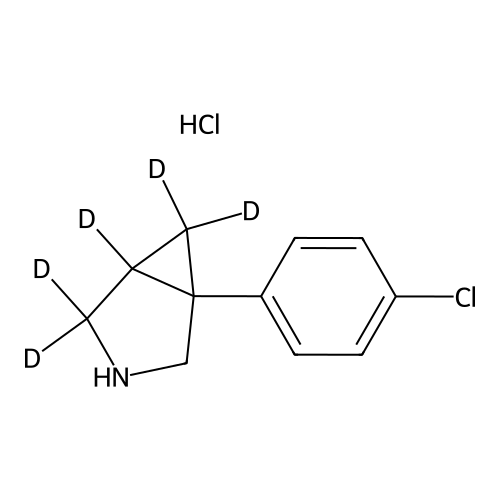 1-(4-Chlorophenyl)-3-azabicyclo[3.1.0]hexane Hydrochloride-d5