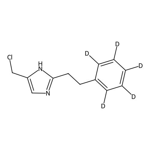 4-(Chloromethyl)-2-(2-phenylethyl)-1H-imidazole-d5