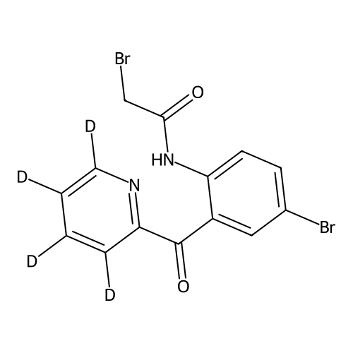 2-Bromo-N-[4-bromo-2-(2-pyridinylcarbonyl)phenyl]-acetamide-d4