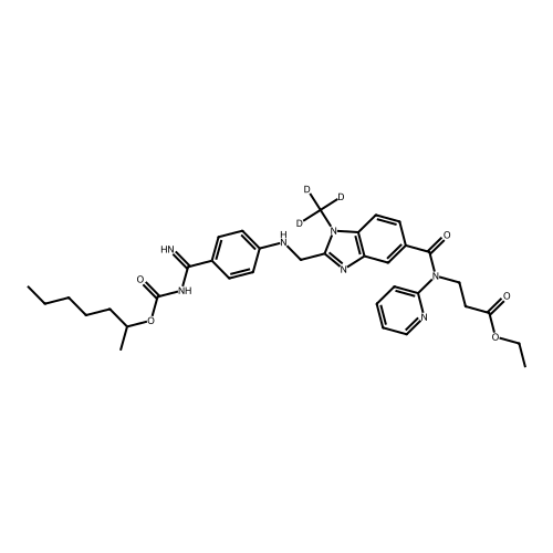 O-(2-Heptyl) Dabigatran-d3 Ethyl Ester