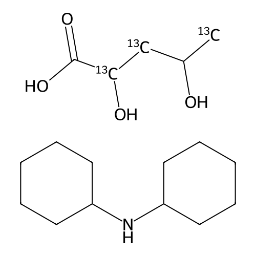 "2,4-Dihydroxypentanoic Acid-13C3 Dicyclohexylamine"