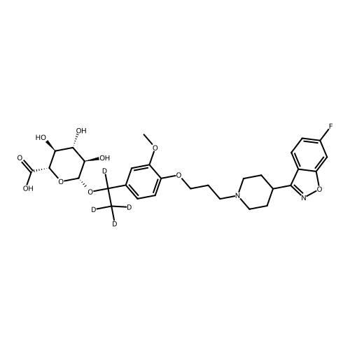 Hydroxy Iloperidone ?-D-Glucuronide-d4