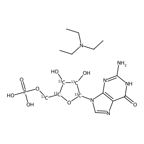 Guanosine-13C5 5’-Monophosphate (Triethylammonium Salt)