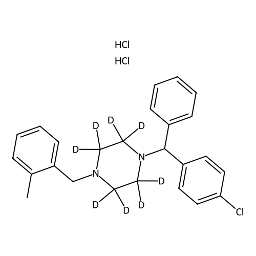 3-Desmethyl 2-Methyl Meclizine-d8 Dihydrochloride