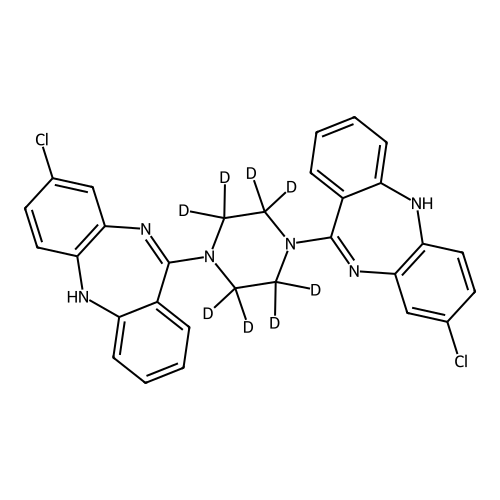 "N-Desmethyl 8-Chloro-5H-dibenzo[b,e][1,4]diazepine Clozapine-d8"