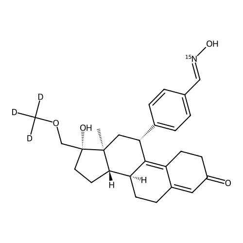 O-Desmethyl-asoprisnil-13CD315N