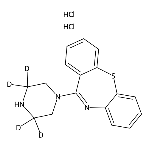 N-Des[2-(2-hydroxyethoxy)ethyl] Quetiapine-d4 Dihydrochloride