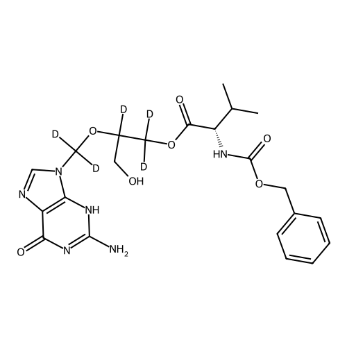 N-Carbobenzyloxy-L-valinyl-ganciclovir-d5