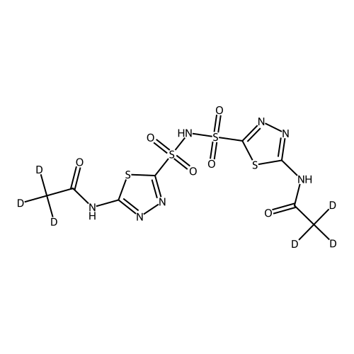 "Bis[5-(acetylamino)-1,3,4-thiadiazole-2-sulfonyl]amine-d6"