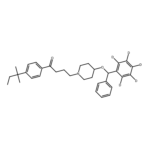 tert-Amyl Ebastine-d5