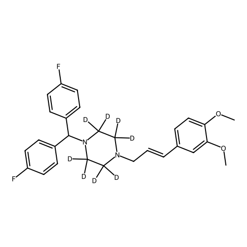 (E/Z)-Trelnarizine-d8 Dihydrochloride