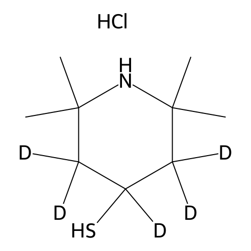 "2,2,6,6-Tetramethyl-4-piperidinethiol-d5 Hydrochloride"