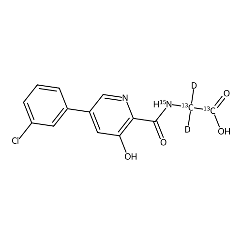"Vadadustat-13C2,D2,15N"