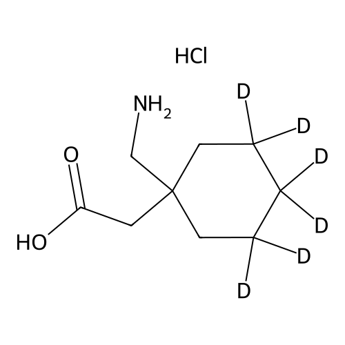 "Gabapentin Hydrochloride D6, D7 [D6 Major]"