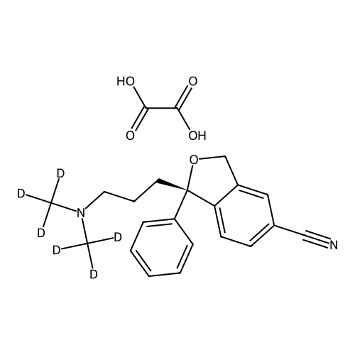 (S)-Desfluoro Citalopram-d6 Oxalate