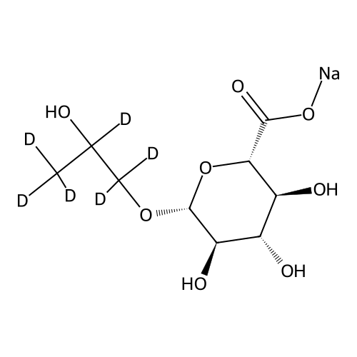 Propylene Glycol-d6 1-Glucuronide Sodium Salt