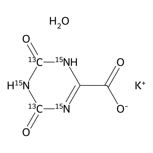 "Oxonic Acid -13C2,15N3 Potassium Salt Hydrate"