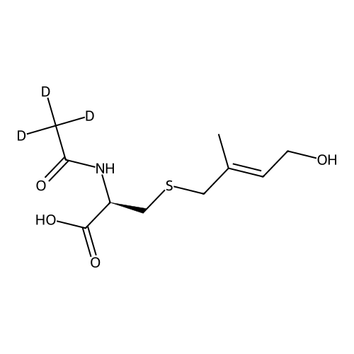 N-Acetyl-S-(4-hydroxy-2-Methyl-2-trans-buten-1-yl)-L-cysteine-d3