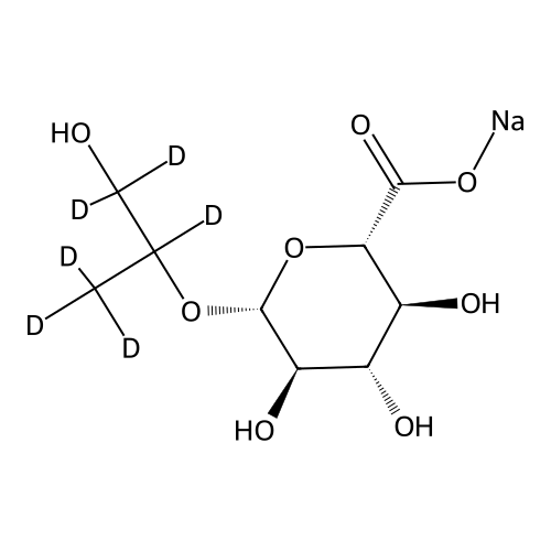 Propylene Glycol-d6 2-Glucuronide Sodium Salt